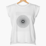 Women's Flowy Muscle Tee with Rolled Cuff
